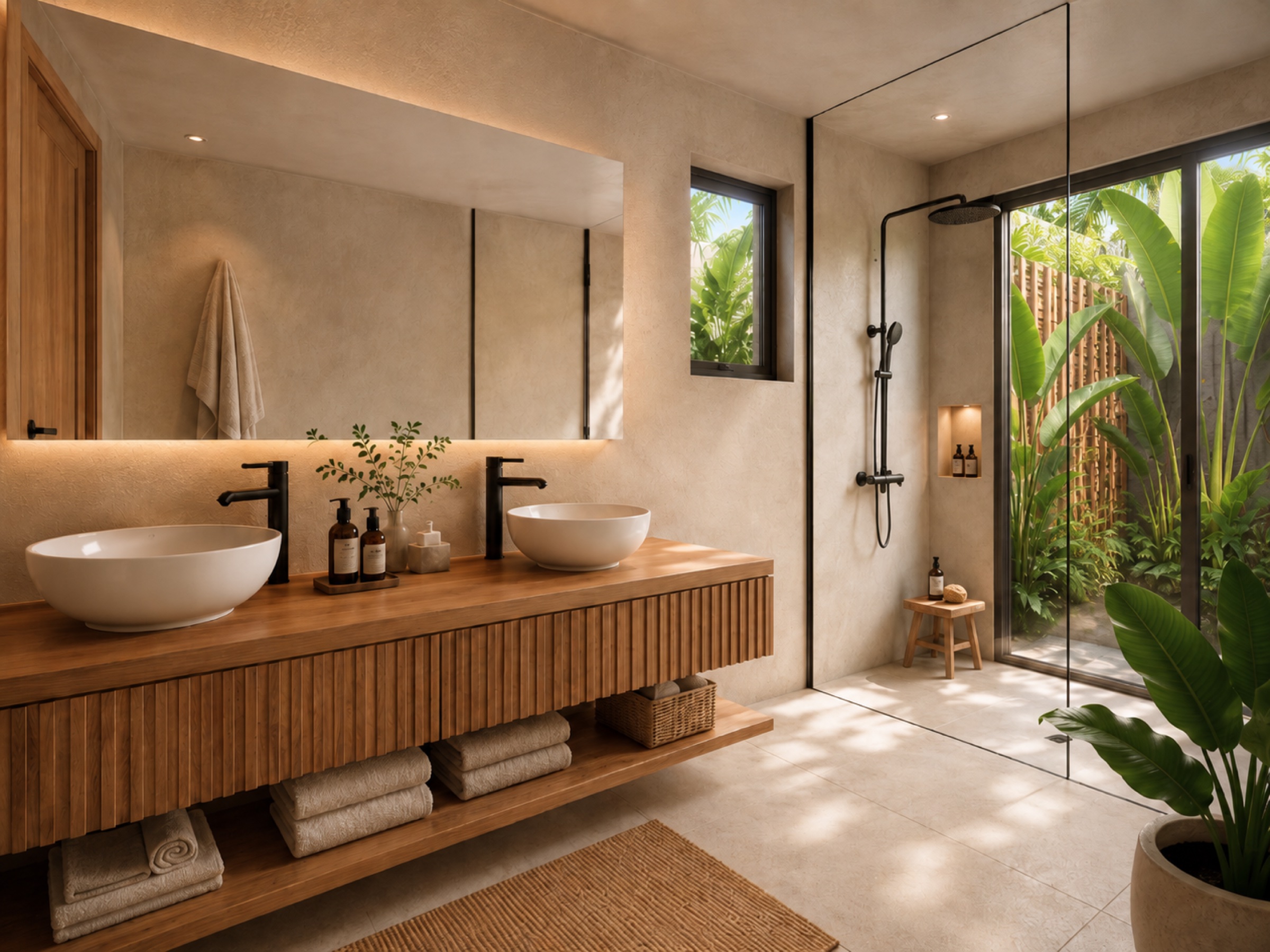 Villa G master suite bathroom